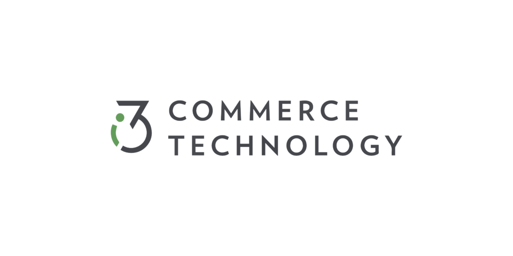 I3 commerce technology: simplifying e-commerce with a sleek and modern logo.