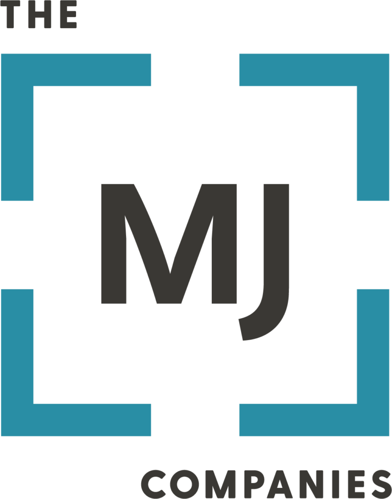 The MJ Companies Logo 2025 Stacked Color RGB