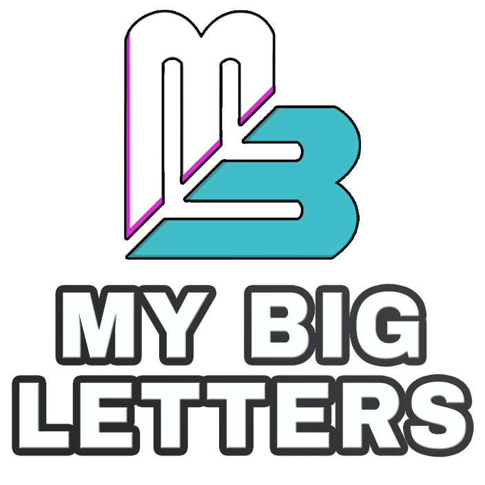 my big letters (white background)